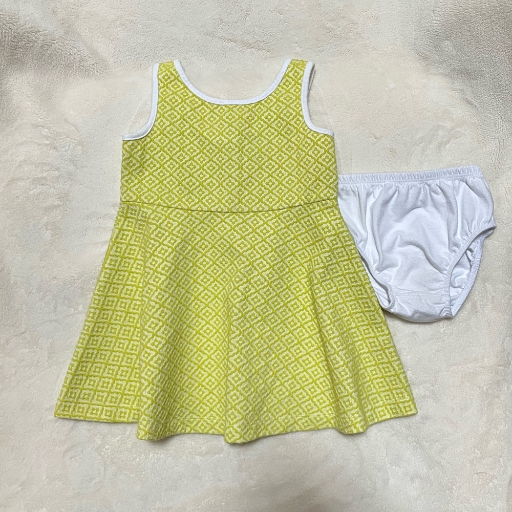 Janie and Jack Toddler Dress with White Bloomers
